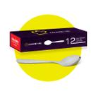 Jogo De 12 Colheres De Café Victoria Gourmet Mix Cor do cabo:Aço inox