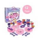Jogo de 12 Peças Meu Jantarzinho Para brincar de Casinha