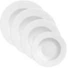 Jogo de 16 Pratos Porcelana Mesa Posta Tramontina Maria Augusta Raso Fundo Sobremesa