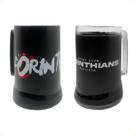 Jogo de 2 Caneca de Gel do Corinthians de 400ml Preta Oficial Jogo de 2 Caneca de Gel do Corinthians de 400ml Preta Oficial