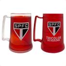 Jogo de 2 Caneca de Gel do São Paulo de 400ml Vermelho Oficial