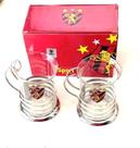 Jogo de 2 canecas De Vidro 200ml Sport Produto Oficial Licenciado