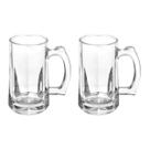 Jogo de 2 Canecas Para Chopp 370ml de Vidro Hauskraft