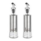 Jogo de 2 galheteiros Cylinder em aco inox 300ml D6,3xA25,3cm - Dynasty