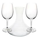 Jogo De 2 Taças E Decanter Em Cristal Bohemia 1,5L 2x450ml