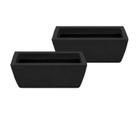 jogo de 2 Vaso Decorativo Jardineira Floreira de chão Horta Polietileno 64cm
