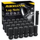 Jogo de 24 Porcas de Roda MIKKUPPA M14x1.5 Pretas para Chevrolet Silverado