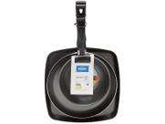 Jogo de 3 Peças Grill Tapioqueira e Frigideira Brinox Ceramic Life Naturalle Vermelho Garlic