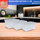 Jogo De 3 Potes Organizadores Com Tampa Multiuso Porta Mantimentos Cozinha 2,9L UZ Jogo De 3 Potes Organizadores Com Tampa Multiuso Porta Mantimentos Cozinha 2,9L UZ