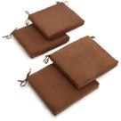 Jogo de 4 Almofadas para Cadeira Blazing Needles em Microsuede 51x48 cm Jogo de 4 Almofadas para Cadeira Blazing Needles em Microsuede 51x48 cm