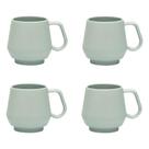 Jogo de 4 Canecas Oxford Chubby 330ml Menta