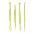 Jogo de 4 Estecas Styllo Amarelo para Massas Bluestar Jogo de 4 Estecas Styllo Amarelo para Massas Bluestar