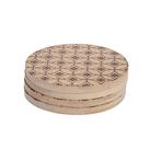 Jogo de 4 porta copos em bambu Floral -Dynasty
