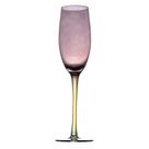 Jogo de 4 Taças Champanhe Burano Cristal Twilight 250ml -L Hermitage