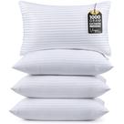 Jogo de 4 Travesseiros Utopia Bedding Queen Size com Alternativa de Pluma
