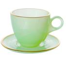 Jogo De 4 Xícaras Para Chá 170ml Cristal Verde Matte Hauskraft