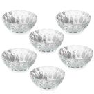 Jogo de 6 Bowls em Vidro Trabalhado 310ml para Sobremesas e Caldos Jogo de 6 Bowls em Vidro Trabalhado 310ml para Sobremesas e Caldos