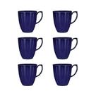 Jogo de 6 Canecas 360 Ml Flora Amor Perfeito - Oxford