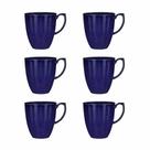 Jogo de 6 Canecas 360 ml Flora Amor Perfeito Oxford