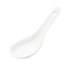 Jogo De 6 Colheres Finger Food Porcelana Branca 12Cm