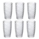 Jogo De 6 Copos Altos Transparente 400ml Hauskraft