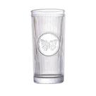 Jogo de 6 copos Borboleta Cristal 350ml -L Hermitage