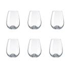 Jogo de 6 Copos de Cristal Vinho Tinto 460ml Easy Classic