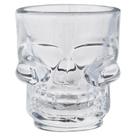 Jogo de 6 copos Skull Mug para Shot em Vidro com forma de Caveira 50ml - Dynasty
