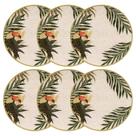 Jogo de 6 Pratos Rasos 26 cm Oxford Unni Tropicano