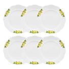 Jogo De 6 Pratos Rasos 29 Cm Oxford Soleil Limoni