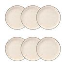 Jogo de 6 Pratos Sobremesa 20 cm Oxford Flat Duna Jogo de 6 Pratos Sobremesa 20 cm Oxford Flat Duna