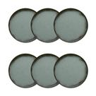 Jogo de 6 Pratos Sobremesa 20 Cm OxfordFlat Pacífico