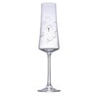 Jogo de 6 taças champanhe Vesna pantografada cristal 210ml -Bohemia