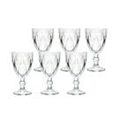 Jogo De 6 Taças Clear Vitral 320ml Mimo Style tc14853