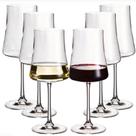 Jogo De 6 Taças Cristal Bohemia Titanium Xtra Somellier Vinho Tinto Branco 460ml