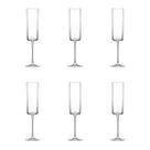 Jogo de 6 Taças de Cristal Espumante 170Ml Minimal Classic Jogo de 6 Taças de Cristal Espumante 170Ml Minimal Classic