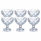 Jogo De 6 Taças Diamond De Vidro Pineapple 170ml Reforçada Jogo De 6 Taças Diamond De Vidro Pineapple 170ml Reforçada