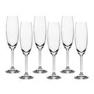 Jogo de 6 Taças P/Champanhe Anna Bohemia 220Ml 58002 Jogo de 6 Taças P/Champanhe Anna Bohemia 220Ml 58002