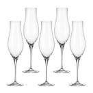 Jogo De 6 Taças Para Champanhe 300ml Limosa Crystal Bohemia Jogo De 6 Taças Para Champanhe 300ml Limosa Crystal Bohemia
