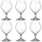 JOGO DE 6 TACAS PARA CONHAQUE CRISTAL BOHEMIA LOXIA 395ml JOGO DE 6 TACAS PARA CONHAQUE CRISTAL BOHEMIA LOXIA 395ml