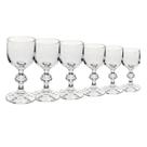 Jogo De 6 Taças Para Licor 50ml Claudia Crystal Bohemia
