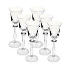 Jogo de 6 Taças para Licor em Cristal 60ml Jogo de 6 Taças para Licor em Cristal 60ml