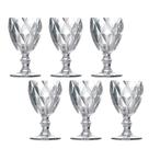 Jogo de 6 Taças Vinho Diamante Clear 240ml Class Home