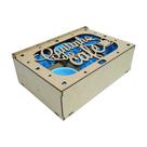 Jogo de 6 xícaras 85 ml Acrílico c/ Caixa MDF Cantinho do Café