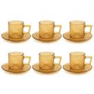 Jogo De 6 Xícaras 85ml Para Café Ástra Âmbar Ke Home