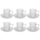 Jogo De 6 Xícaras 85ml Para Café Vidro Ástra Ke Home