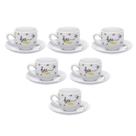 Jogo de 6 Xícaras Café Honey 90ml Porcelana - Haüskraft