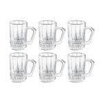 Jogo De 6 Xicaras Coffe Time Em Vidro 160Ml