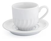Jogo De 6 Xicaras Grandes Cafe Cha 250ml C/pires Porcelana
