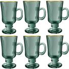Jogo De 6 Xícaras Irish Coffee 230ml Verde Cameratta Lhermitage Jogo De 6 Xícaras Irish Coffee 230ml Verde Cameratta Lhermitage